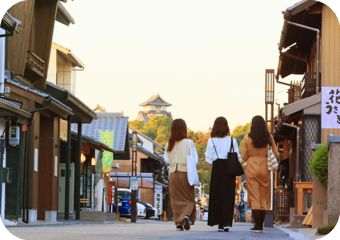 道路で道いっぱいに広がらないようにしよう